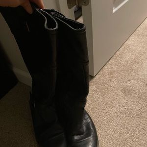 Size 5 black boots - fair condition
